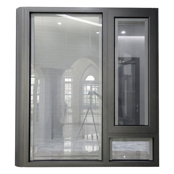 Soundproof large size fixed aluminium corner window