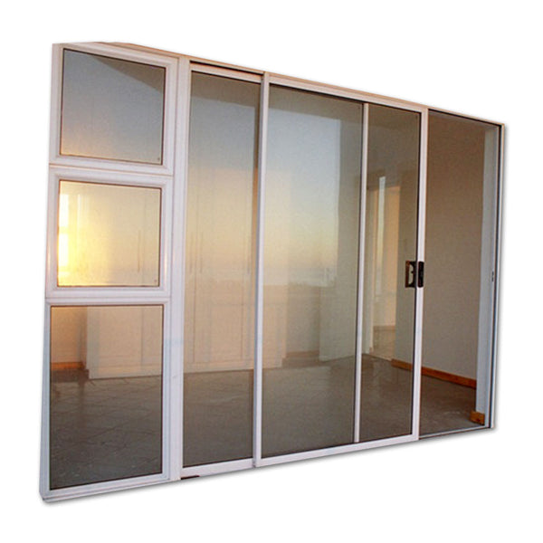 Soundproof windows sliding pvc windows double glazed upvc interior commercial glass sliding door on China WDMA