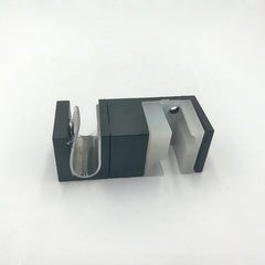 Stainless steel Black glass sliding door guide and shower door floor guide accessories on China WDMA