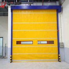 Stainless steel door frame high speed PVC plastic roller shutter folding roll up door on China WDMA