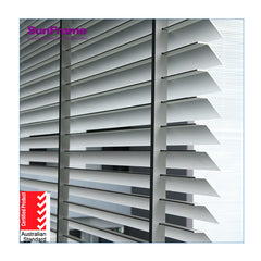 Sun Frame OEM Aluminum Exterior Shutter Louvered Windows Aluminum Window Louver Price on China WDMA