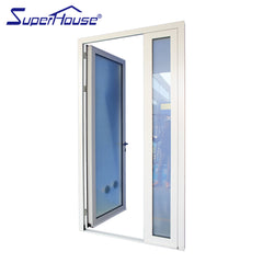 Superhouse fiberglass french doors aluminium bedroom one way glass door with AS2047 on China WDMA