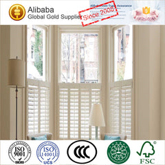 Superior Quality with Low Price Custom Made Bi-Fold Home Depot Plantation Shutters For Sliding Glass Door on China WDMA