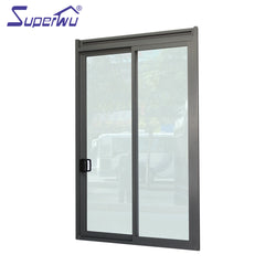 Superwu aluminum bathroom room sliding glass door on China WDMA