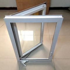 Swing out upvc opening window hand crank opener america type upvc windows on China WDMA