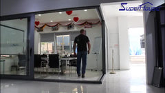 australian standard glass aluminium balcony partition sliding doors on China WDMA