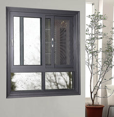 TOP WINDOW Aluminium Windows and Doors Sliding Window with Inside Grill on China WDMA