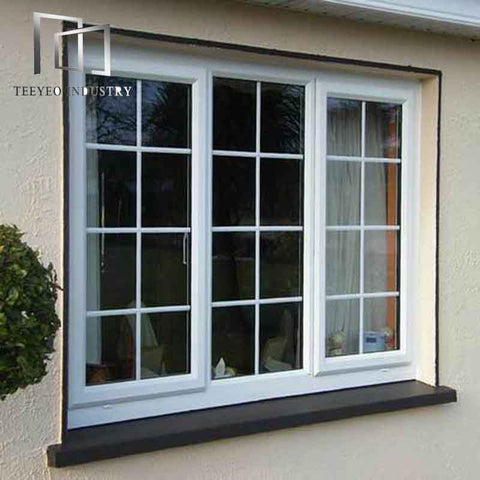 Teeyeo 30 years warranty manufacturers sound proof pvc upvc profile casement doors and windows price list on China WDMA