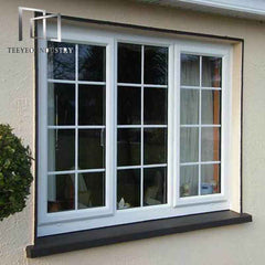 Teeyeo 30 years warranty manufacturers sound proof pvc upvc profile casement doors and windows price list on China WDMA