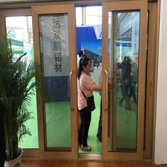 Teeyeo High Quality glass sliding door China bi fold balcony sliding glass door on China WDMA