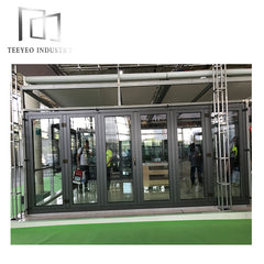 Teeyeo aluminium solid bifold interior doors on China WDMA