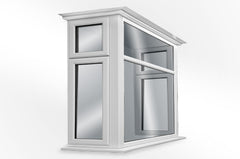 Teeyeo cheap french casement uPVC bay windows for sale with georgian bar on China WDMA