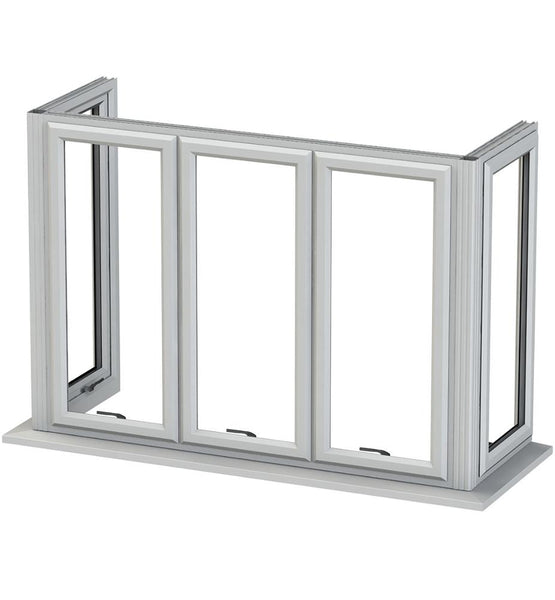 Teeyeo cheap french casement uPVC bay windows for sale with georgian bar on China WDMA