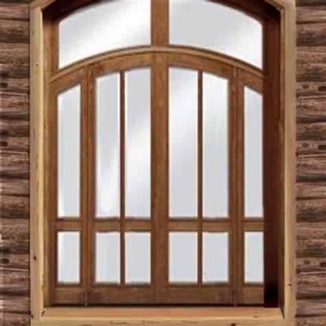 The wooden door and sash of the church window are curved UB90472 on China WDMA