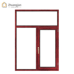 Thermal Break Aluminium Window Frame Double Glazed Tempered Glass Windows