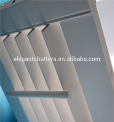 Tilt rod on the middle of panel Timber material louver PVC Plantation Shutter from China on China WDMA