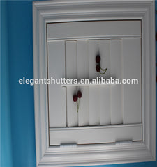 Tilt rod on the middle of panel Timber material louver PVC Plantation Shutter from China on China WDMA