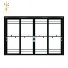 Top Window Made in Foshan China Aluminum Heat Insulation Sliding Door Tempered Glass 2019 Residencial Door on China WDMA