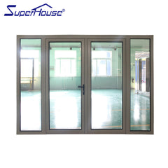 Top quality thermal break aluminium french glass doors on China WDMA