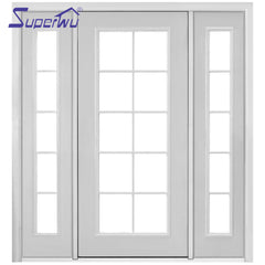 Top sale manufacturer pvc with the blinds inside swing doors on China WDMA