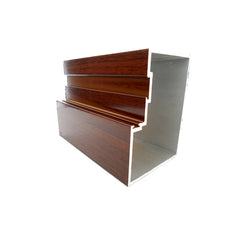 Top selling best price wood grain aluminium window door extrusion profile for home on China WDMA