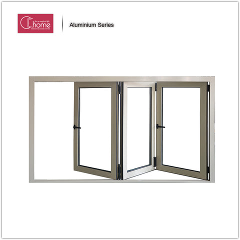 Top supplier Echome construction Australia standard aluminium alloy sliding and folding window on China WDMA