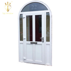 Topwindow Australia Russia Hurricane Impact French Casement Sliding Glaze Openable Windows UPVC PVC Double slide window on China WDMA