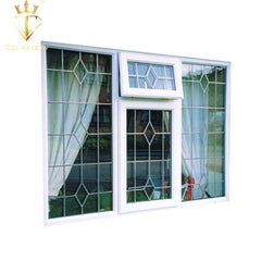 Topwindow Sydney European Single Double Slider 3-panel Tilt-and-turn Folding-Sliding Inward Span with top arch Awning Windows on China WDMA