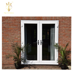 Topwindow Upvc Vinyl Exterior Access Laminated Curtain Recycled Louvers Bathroom Hard Plastic French Doors on China WDMA