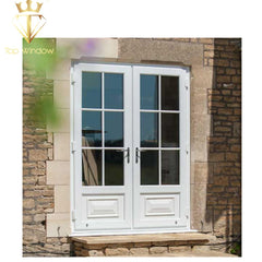 Topwindow Upvc Vinyl Exterior Access Laminated Curtain Recycled Louvers Bathroom Hard Plastic French Doors on China WDMA