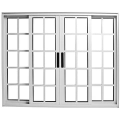 Topwindow aluminum Guards Aluminium Alloy Balcony Windows Big Sliding Window With Inside Gril on China WDMA