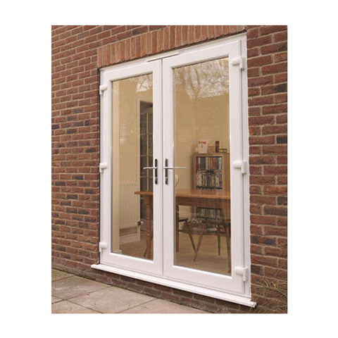 Triple Glazing PVC French Door at Least Price on China WDMA