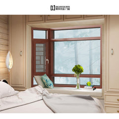 Triple Pane Glass Wind Resistance Features Swing Window With Aluminum Shutters on China WDMA