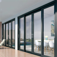 Sliding Bedroom Doors Residential System Triple Doors Sliding Aluminum With Fly screen Decorative Sliding Glass Doors