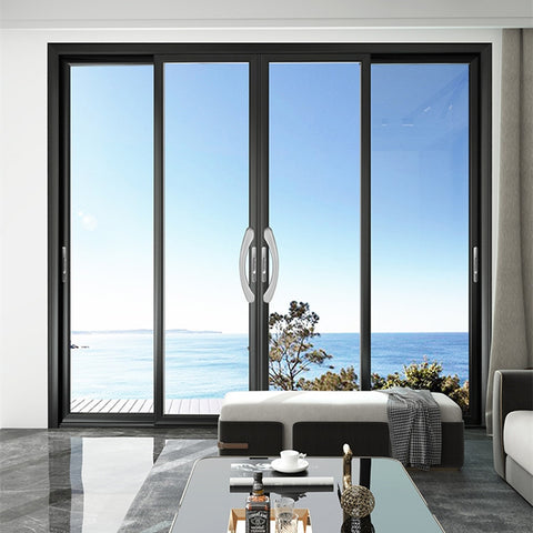 Aluminum Sliding Heavy Door Nami Certified Powder Coated Slide Single Aluminum Sliding Door System Minimal