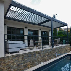 Modern Garden Waterproof Custom Bioclimatic Aluminum Pergola OEM ODM Factory