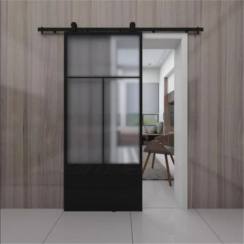 Sliding Barn Door New Design Factory Price Sloding Barn Door Mauritius Aluminum Stable Patio Custom Glass Office Barn Door