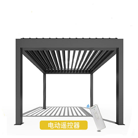 Outdoor Modern Outdoor Bioclimatic Gazebo Aluminum Opening Roof System Pergola With Led Pergola