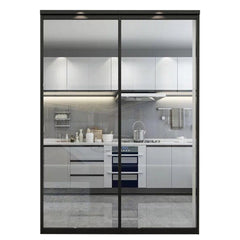 Aluminum Folding Sliding Doors  Extreme Narrow Edge Aluminum Clad Sliding Doors Double Tracks Aluminum Marine Sliding Door