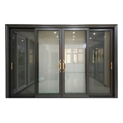 Modern Design 96x80 Aluminum Shower Sliding Door Commercial System Electric Sliding Door For Balcony Warehouse Sliding Door