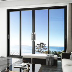 Doors Windows Sliding Modern Design Glass Restaurant Sliding Doors For High-End Villa Sliding Bathroom Entry Doors