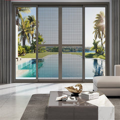 Aluminum Sliding Doors Prices 20% Discount Soundproof Triple Glaze Glass Doors Sliding For home Sliding Doors Exterior