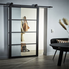 Aluminum Glass Patio Pocket Doors OEM Custom Modern Pocket Door Black Aluminum Frame Pocket Doors Frame System