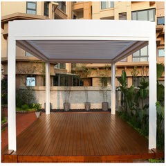 Best Price Customized Adjustable Waterproof Louvered Roof Motorized Aluminum Pergola