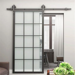 Barn Door Interior European Cylindrical Sliding Barn Door System Shower Rail Hardware Horse Sliding Pen Barn Door