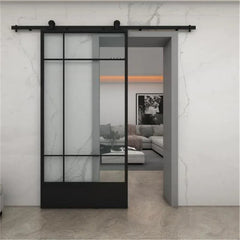 Door Sliding Barn Acoustic Folding Movable  Ce Certified Triple Glass Aluminum Barn Door Prices Cashbuild Horse Barn Doors