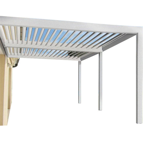 New Modern Quality  Aluminum Waterproof Roof Louvered Pergola Lean To Wall Pergola