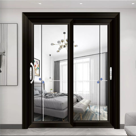 Balcony Sliding Glass Door Standard Aluminum Motor Cheap  Sliding Door  Automatic Sliding Door