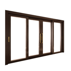 Window And Door Profile Aluminum Sliding New Design  Aluminum Sliding Stacking Door Aluminum Double Sliding Door