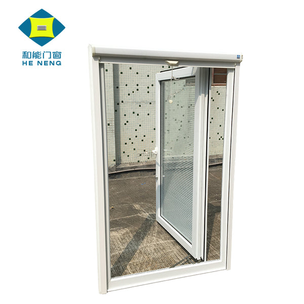 UPVC Double Glass Casement Window With Blinds Inside on China WDMA